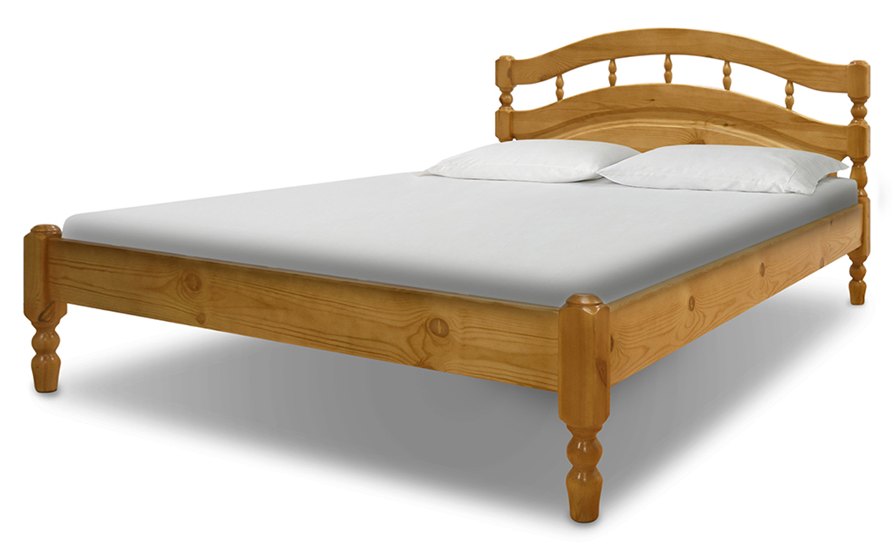 фото: Кровать ВМК-Шале Деревянные Хельга 2 90x190 см