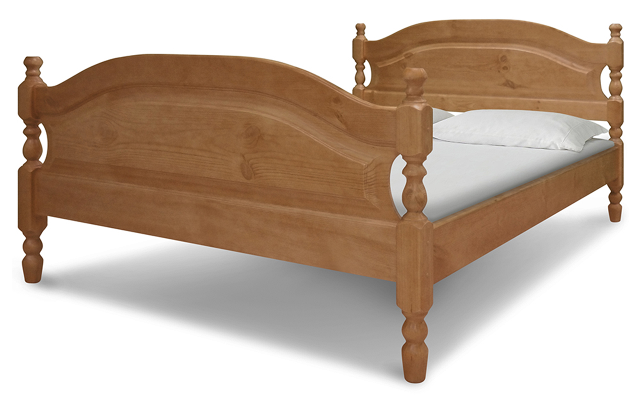 фото: Кровать ВМК-Шале Деревянные Кармелита 120x190 см